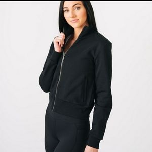 Zyia Black French Terry Hoodie